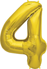 Giant Number 4 Balloon