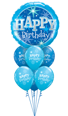 Blue Sparkle Birthday