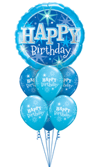 Blue Sparkle Birthday
