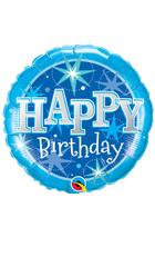 Blue Sparkle Birthday