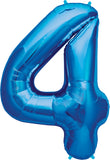 Giant Number 4 Balloon