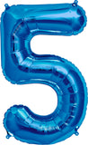 Giant Number 5 Balloon