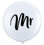 Mr & Mrs Wedding Balloons