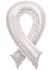 White Awareness Ribbon